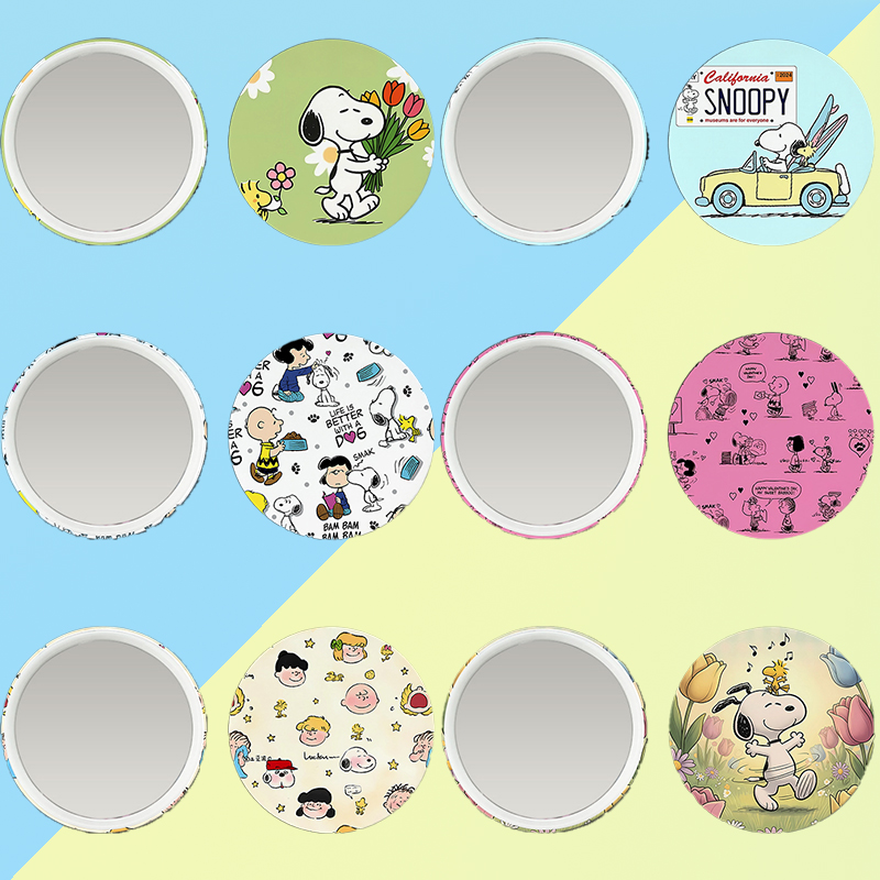 Anime Merchandise For Girls - جديد: مرآة شارة سنوبي، مرآة دبوس