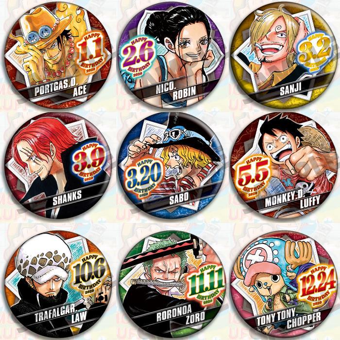 Official Merchandise Anime - قطعة واحدة مجموعة شارات أنيمي البضائع