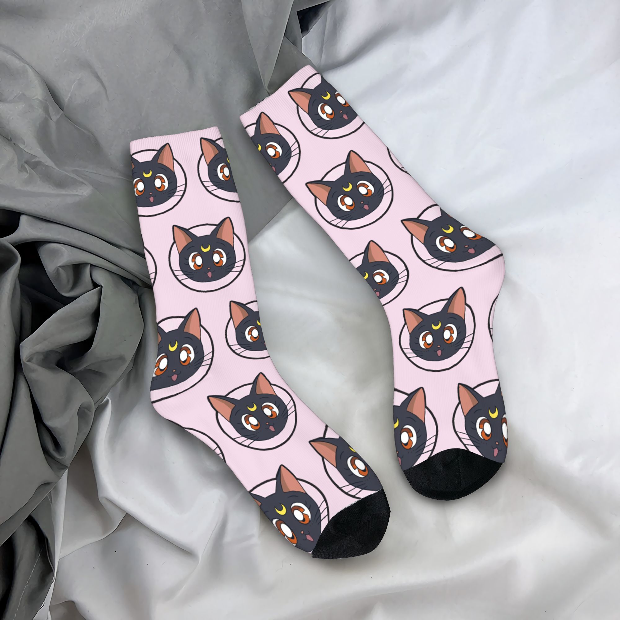 Anime Merchandise For Girls - العصرية للجنسين طاقم الجوارب البحارة القمر