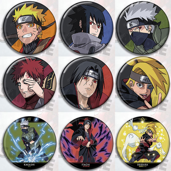 Anime Merchandise Naruto - ناروتو أنيمي شارة دبوس مجموعة كاكاشي