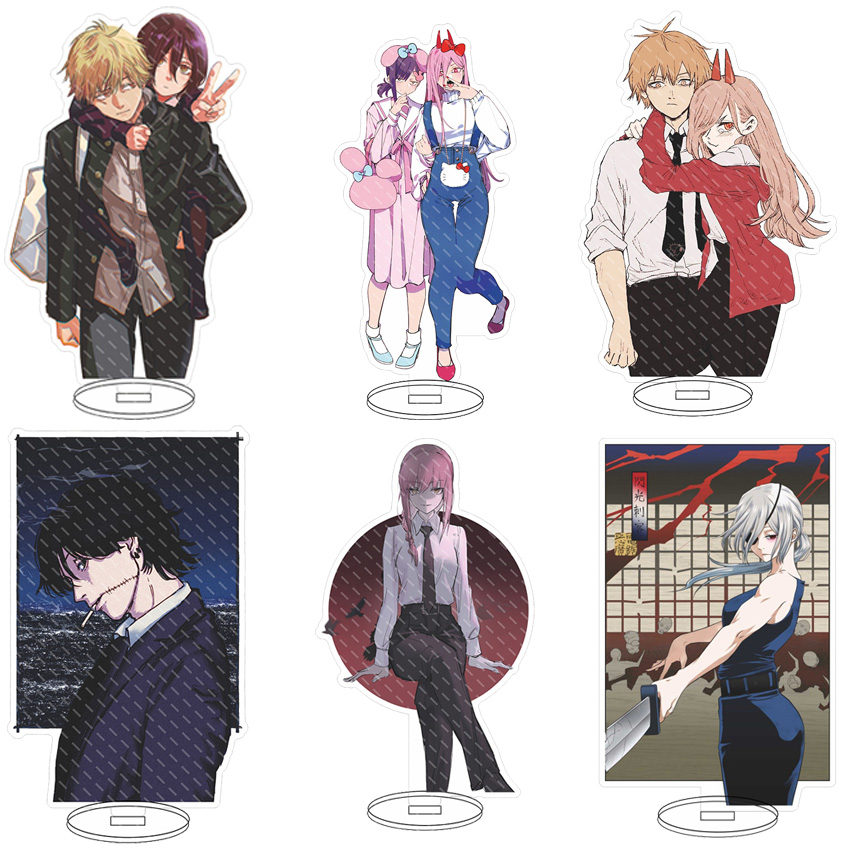 Anime Manga Merchandise - 16 سم ستاند أكريليك أنمي تشينسو