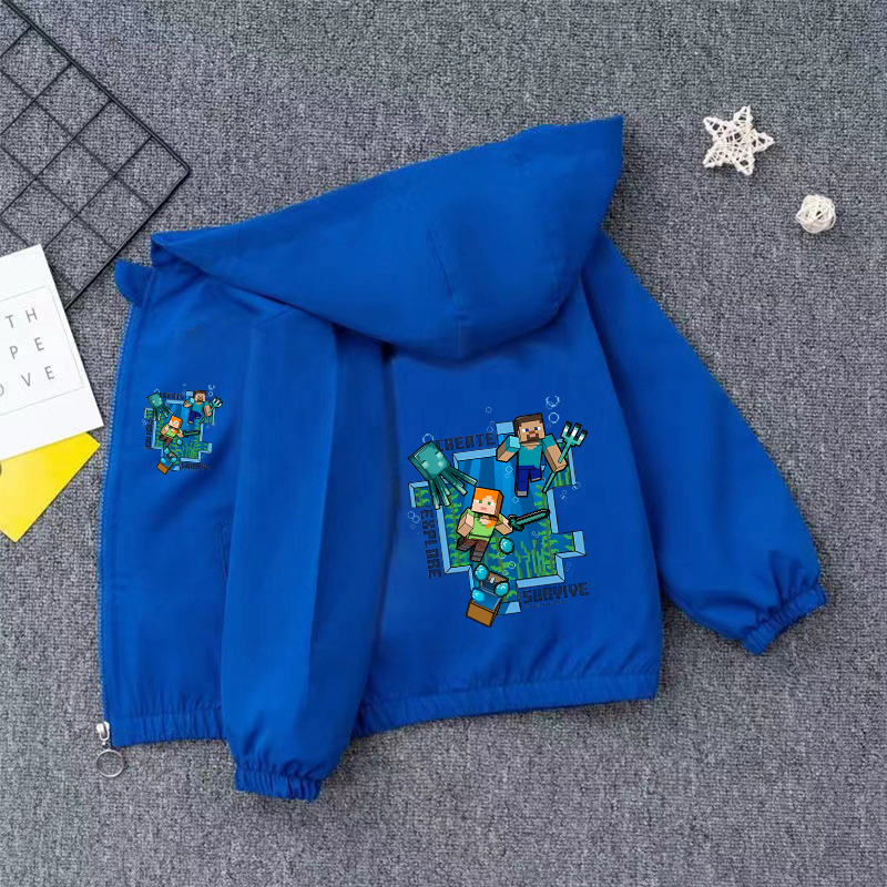جاكيت ماينكرافت بتصميم شخصيات  - مراجعة Windbreaker Anime Merchandise وسعره