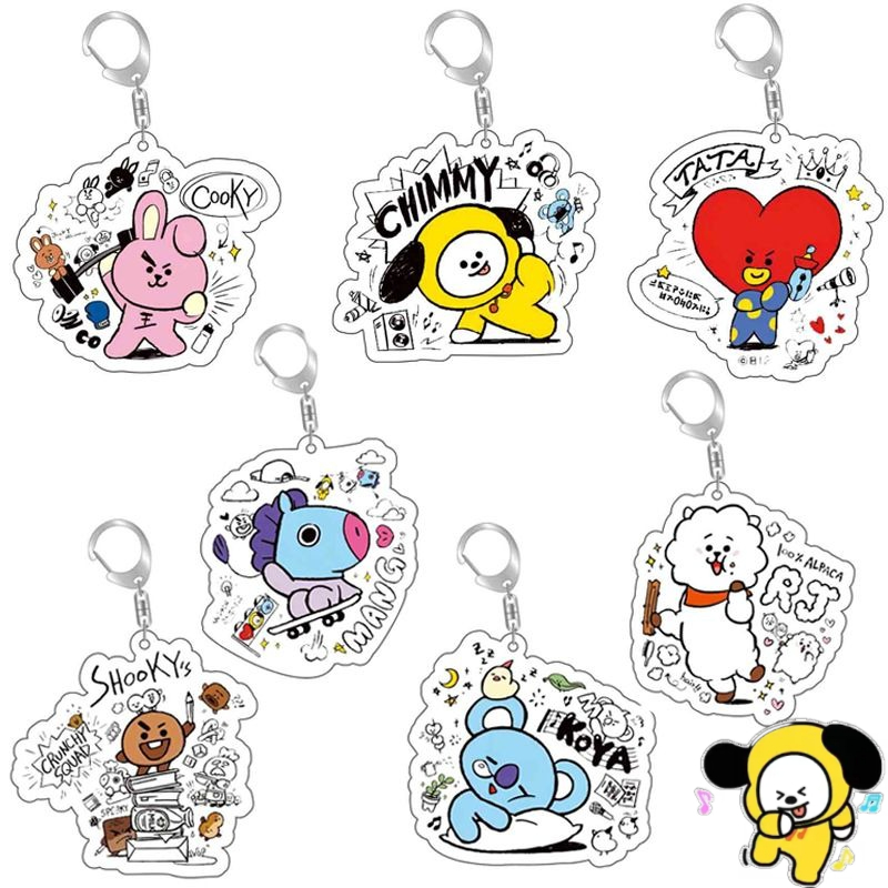 سلسلة مفاتيح أكريليك لطيفة بتص - مراجعة Anime Merchandise For Girls وسعره